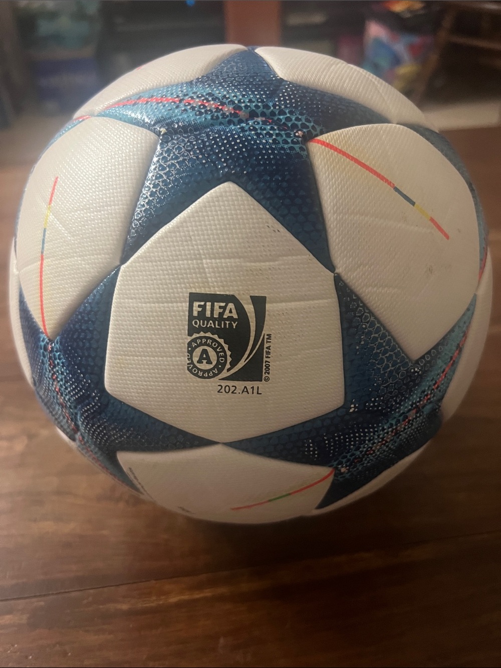Adidas FIFA Quality Soccer Ball - White & Blue